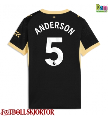 Manchester City Elliot Anderson #5 Bortatröja Dam 2026-27 Kortärmad